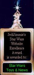 Jedi Jimmie's Star Wars Website Excellence Award